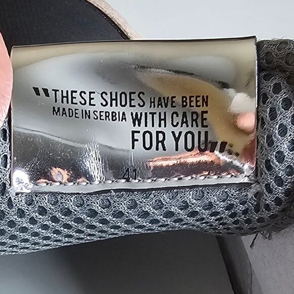 Voile Blanche Julia Power Sneaker Suede Washed Fabric Pink Grey Size 41/US 11 - Picture 12 of 15